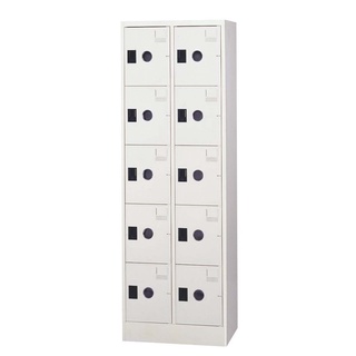 『昱陽傢俱』大富多用途置物櫃905灰白色SY-K-305G-2A 10格/衣櫃/鞋櫃/櫃子/全新品【桃園以北免運費】