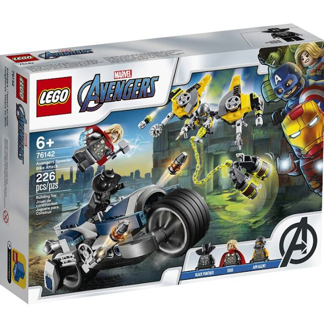 樂高 LEGO 76142 超級英雄 復仇者聯盟系列 黑豹 雷神 索爾 摩托車襲擊