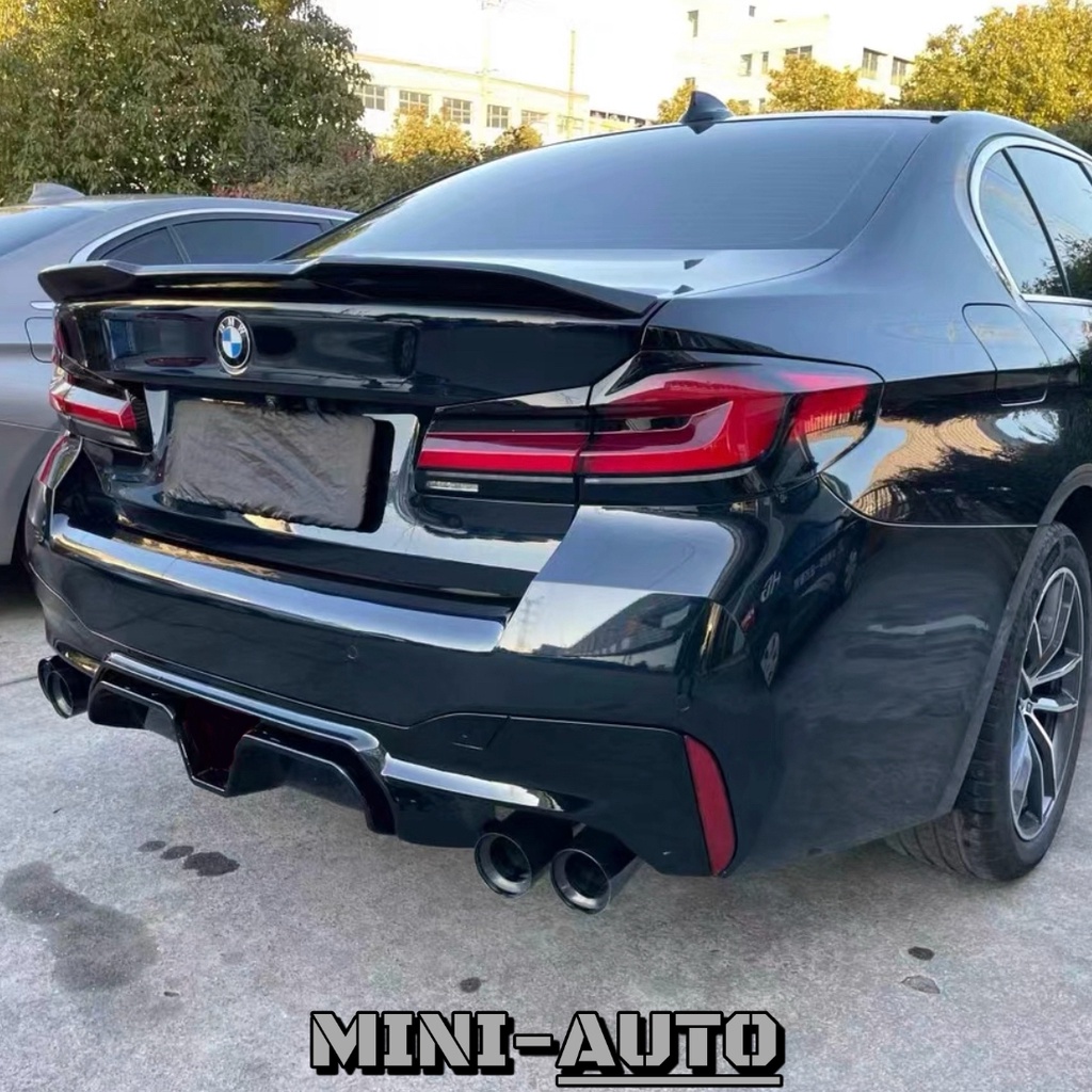 MINI-AUTO☑️ BMW M5 CS款 鋼琴亮黑 後下巴 後中包 後下擾流 改裝 最新套件 G30 540i 副廠