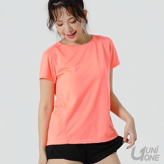 UNIONE【 670006 】MIT台灣製吸排條紋寬版T 排汗衣 吸濕排汗 寬版T 女運動上衣 運動衣