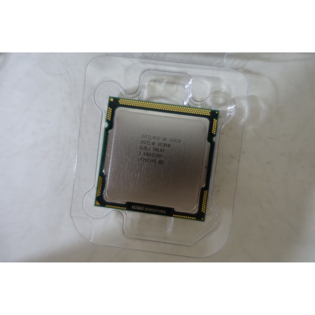 Intel Xeon 3430 2 40g 8m 4c4t 1156 45nm Lynnfield 正式版cpu 蝦皮購物
