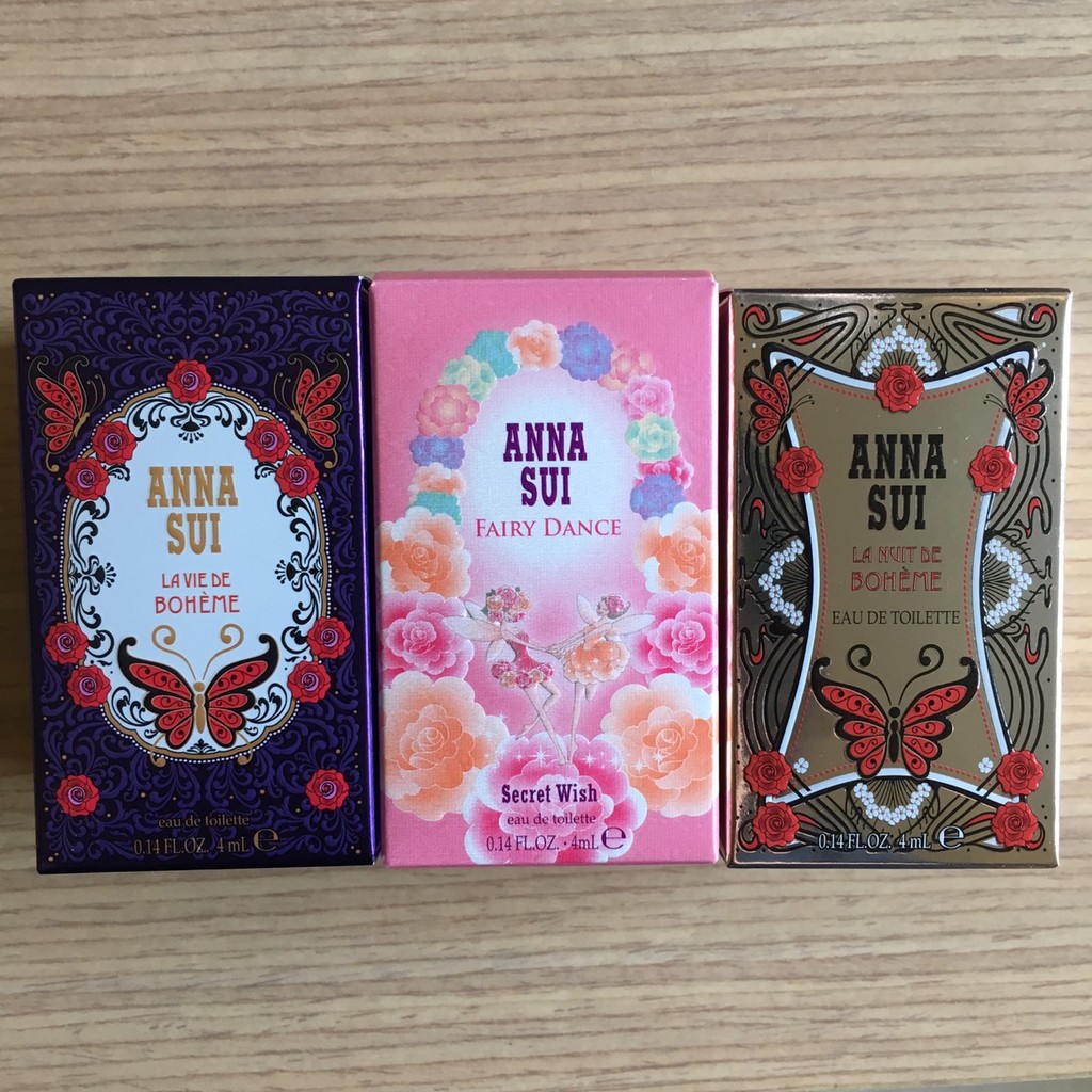 ANNA SUI 波希女神/漫舞精靈/紫蝶戀淡香水