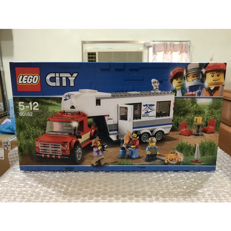 LEGO 60182 CITY 城市系列 皮卡車及露營車