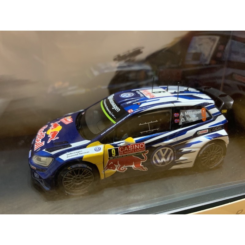 vw 福斯 polo R WRC塗裝1:43
