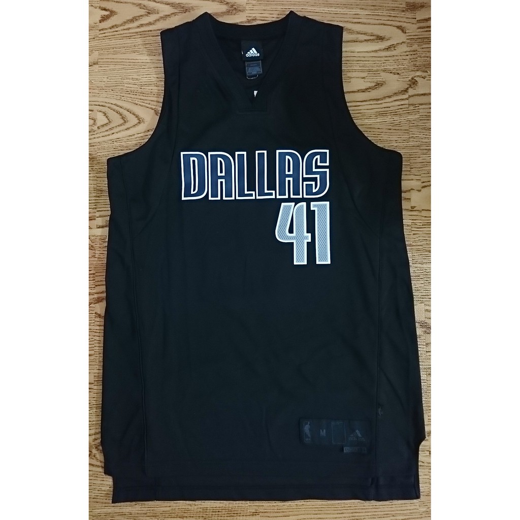 代售 Dirk Nowitzki 小牛綽號球衣 Ridirkulous M號 電繡 近全新 NBA Adidas 獨行俠