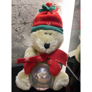 絕版收藏Starbucks星巴克熊寶寶2002年耶誕熊-水晶球