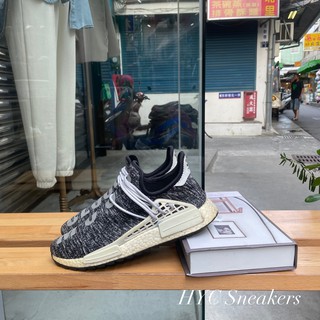 [HYC] ADIDAS HUMAN RACE NMD PHARRELL OREO US8.5 AC7359 裸鞋