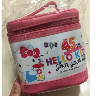全新 三麗鷗 凱蒂貓 化妝包 Hello kitty 化妝箱 收納包