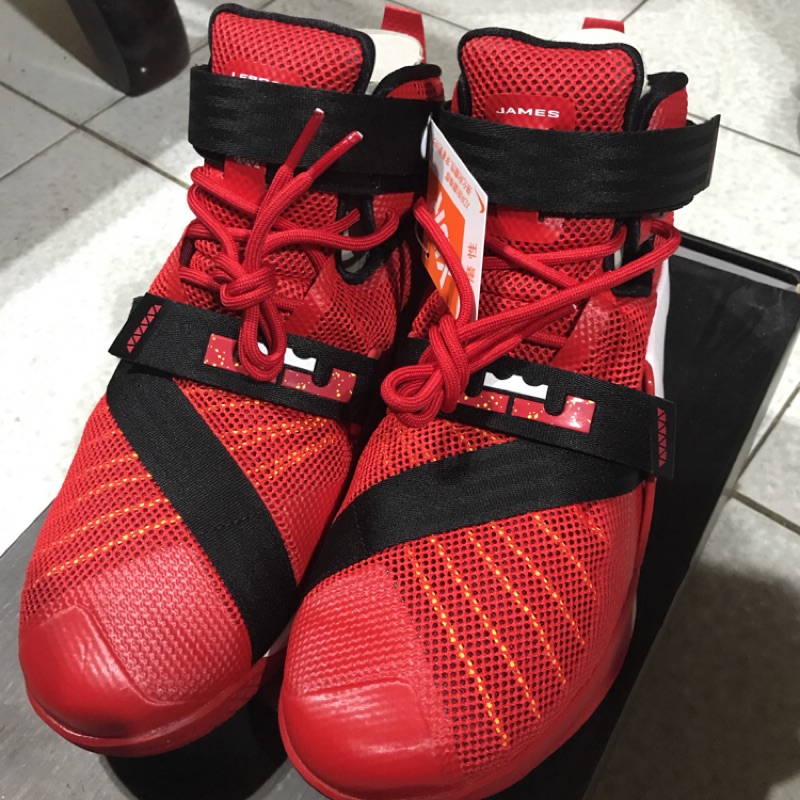 NIKE LEBRON SOLDIER IX EP 749420606 紅黑士兵男籃球鞋