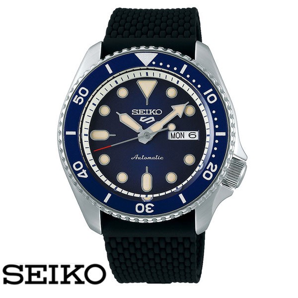 【SEIKO】5SPORTS 藍白雙色水鬼機械錶 橡膠錶帶 SRPD71K2 4R36-07G0L 台灣公司貨SK022