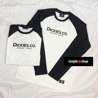 【Simple Shop】韓國限定 Dickies長TLOGO Dickies拚色 薄長袖 Dickies長袖