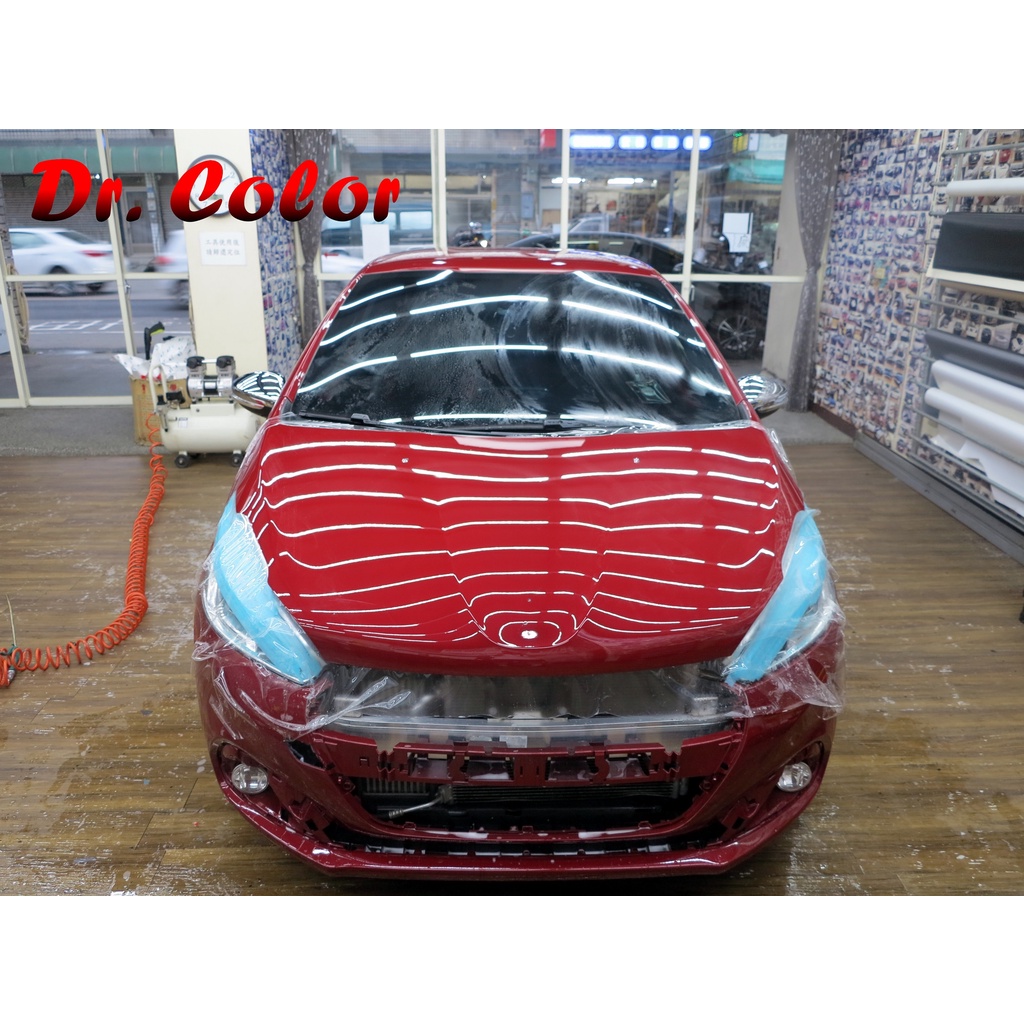 Dr. Color 玩色專業汽車包膜 Peugeot 208 GTI  全車包膜細紋自體修復透明犀牛皮 (SunTek)