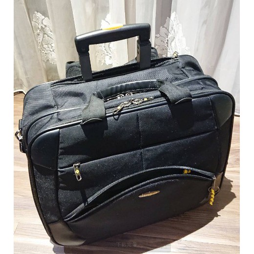 己售~Samsonite 新秀麗商務箱、公事包、登機箱 黑色