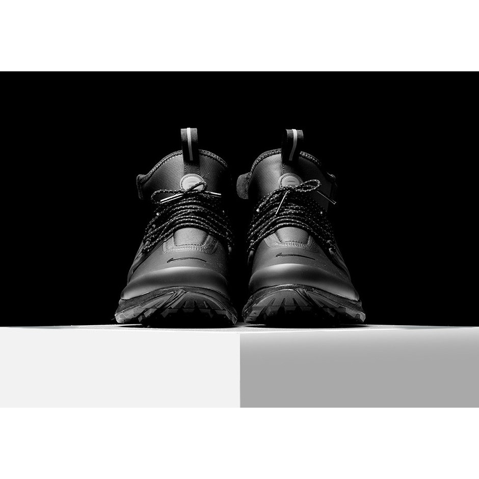 nike air presto mid utility triple black