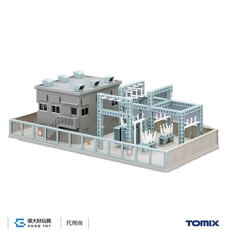 TOMIX 4223 建物 變電所 (灰)組合模型