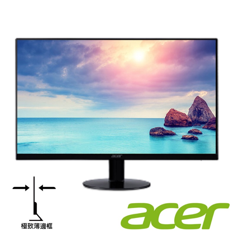[全新未拆封超低價含運］Acer SA240Y bid 24型 IPS 薄邊框電腦螢幕