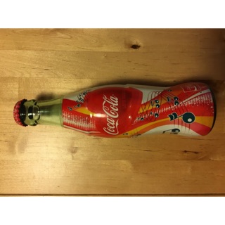 【米倉】可口可樂 CocaCola曲線瓶同享120週年歡樂珍藏限量收藏曲線瓶/玻璃瓶/紀念瓶/老件古物道具收藏復古