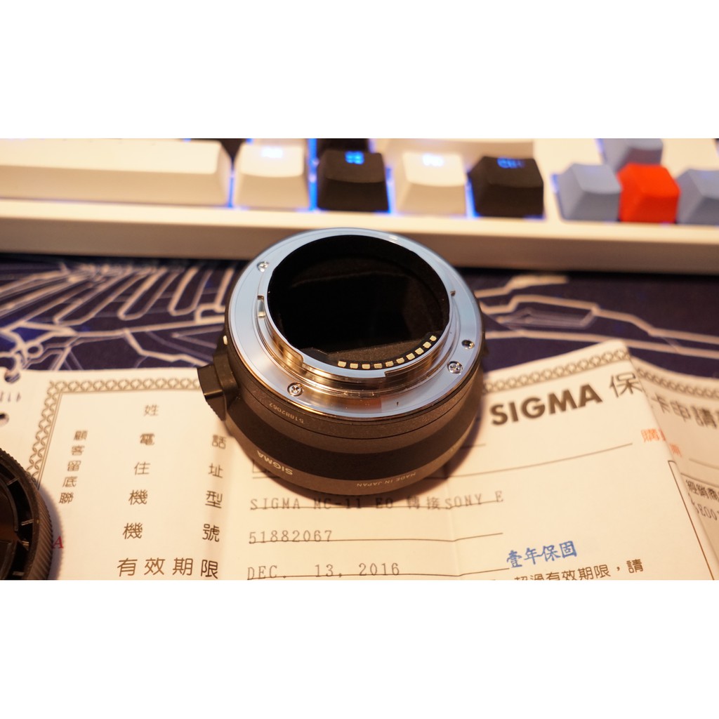 中古 Sigma Mc 11 Canon轉sony 自動對焦轉接環canon Ef轉sony E 蝦皮購物