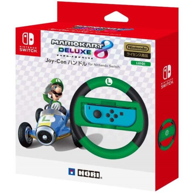 【電玩屋】HORI Nintendo Switch 瑪利歐賽車方向盤 綠色路易吉款式 瑪利歐款式 NSW-055