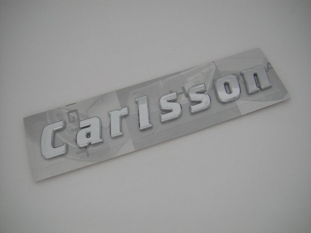 M Benz 賓士 Carlsson 後車箱 立體 字體 字標 logo mark