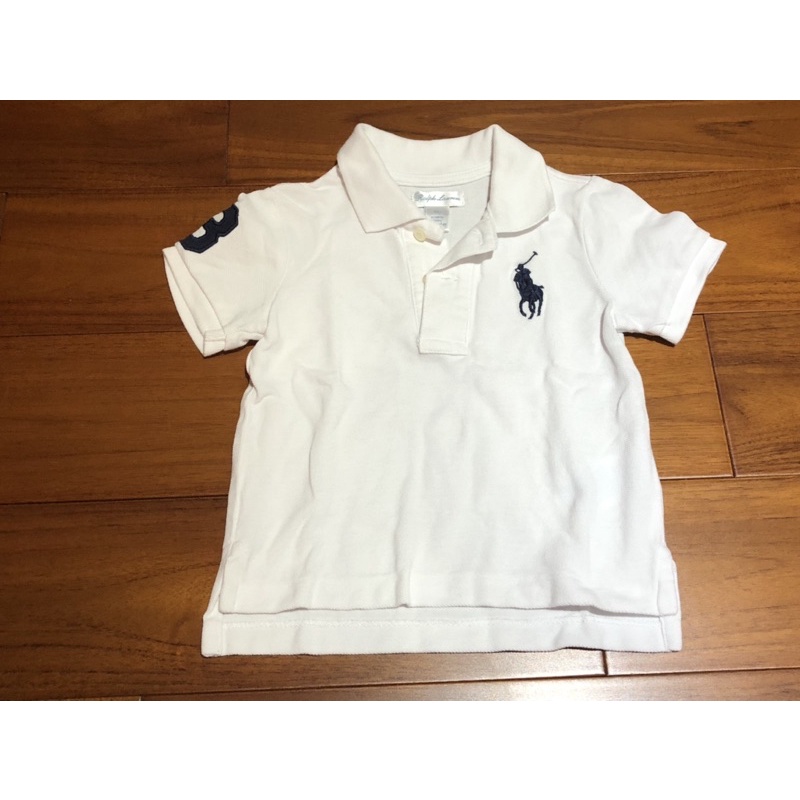 ［丸子］POLO Ralph Lauren 大馬logo白色POLO衫