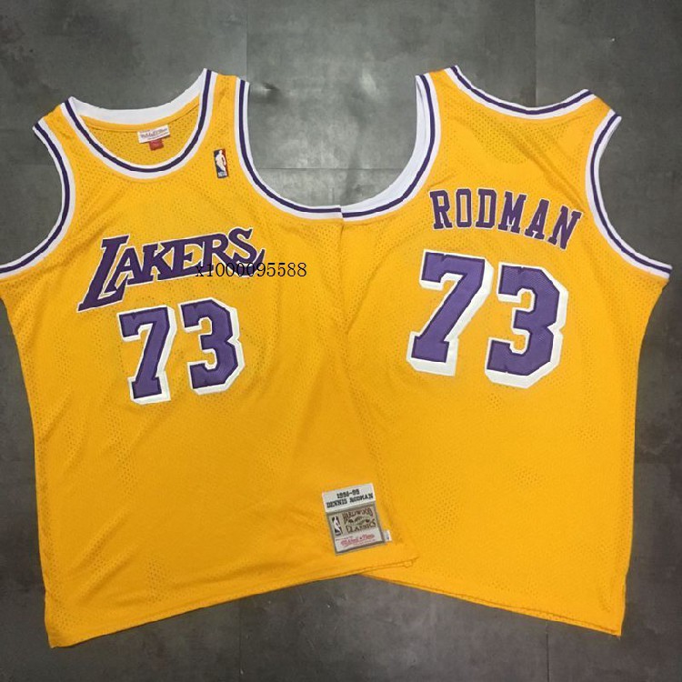 dennis rodman los angeles lakers jersey