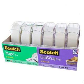 好市多代購 3M SCOTCH MAGIC TAPE PACK 隱型／透明膠帶六入組