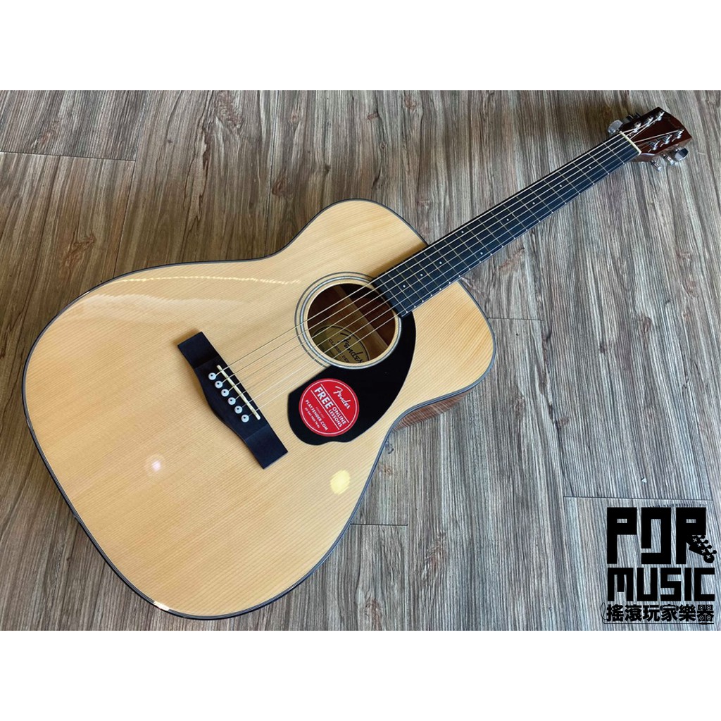 【搖滾玩家樂器】全新 免運公司貨 Fender CC-60S Concert 面單板 木吉他 民謠吉他