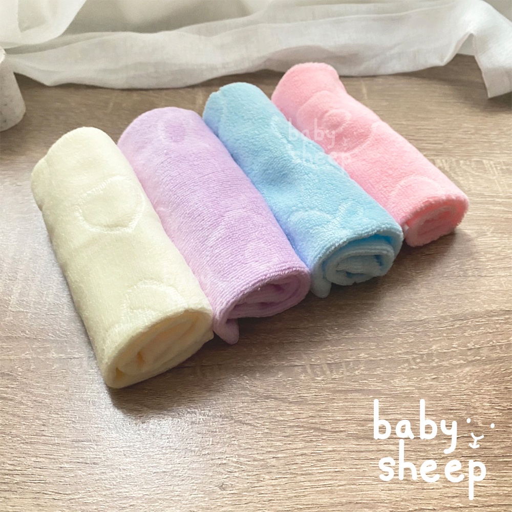 【babysheep】小熊可掛吸水小方巾 擦手巾 口水巾 吸水巾 餵奶巾