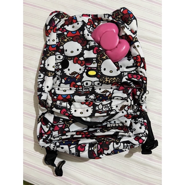 [全新］美國潮牌LOUNGEFLY X Hello Kitty 聯名款 後背包 書包 旅遊背包