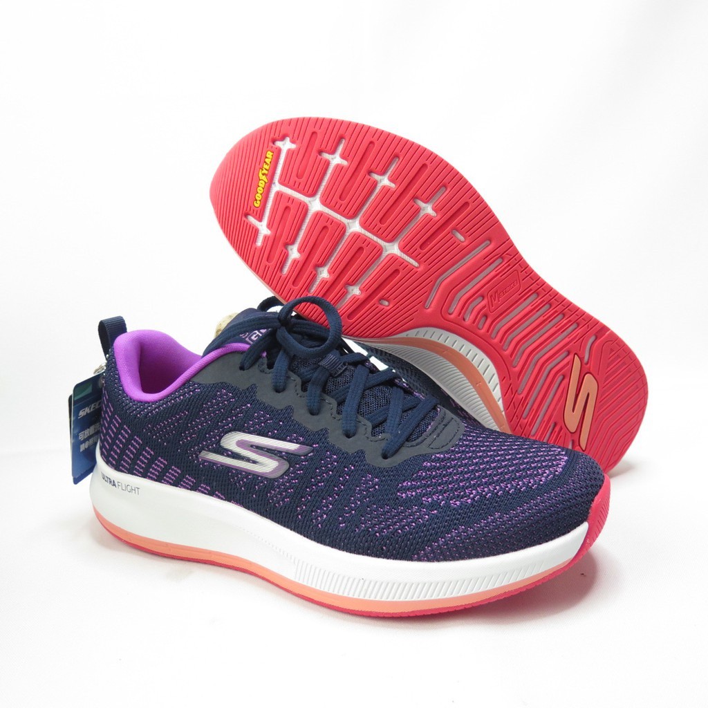 SKECHERS系列-GO RUN PULSE UL 女款藍紫色運動慢跑鞋-NO.128101NVPR
