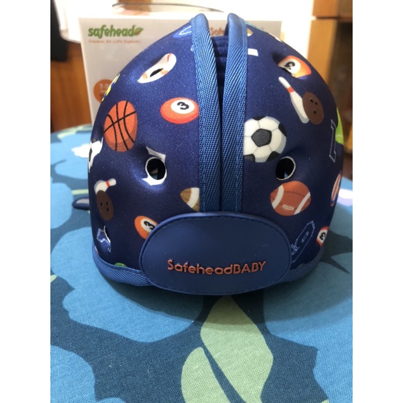 英國SafeheadBABY學步防撞安全帽，運動明星，二手