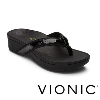 【VIONIC 法歐尼】(剩黑10)HighTide泰德 厚底舒適休閒夾腳拖