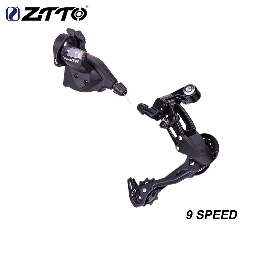 Ztto MTB 自行車 MicroNEW 1X9 9Speed 後變速撥鏈器組 9V 用於 m4000 m370 m4