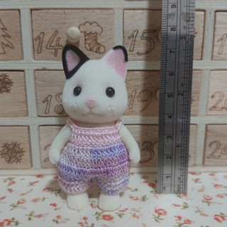 手工製作 森林家族 服裝 姐姐尺寸 粉色及粉紫漸層連身褲裝 現貨