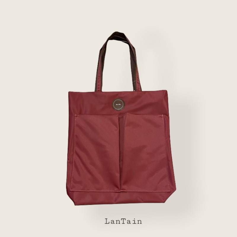 LanTain 台灣🇹🇼製造/雙口袋A4包/尼龍材質提袋/防水包