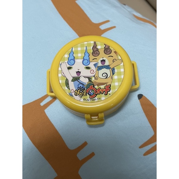 二手 日本 正版 妖怪手錶 眼藥水 空盒 黃色