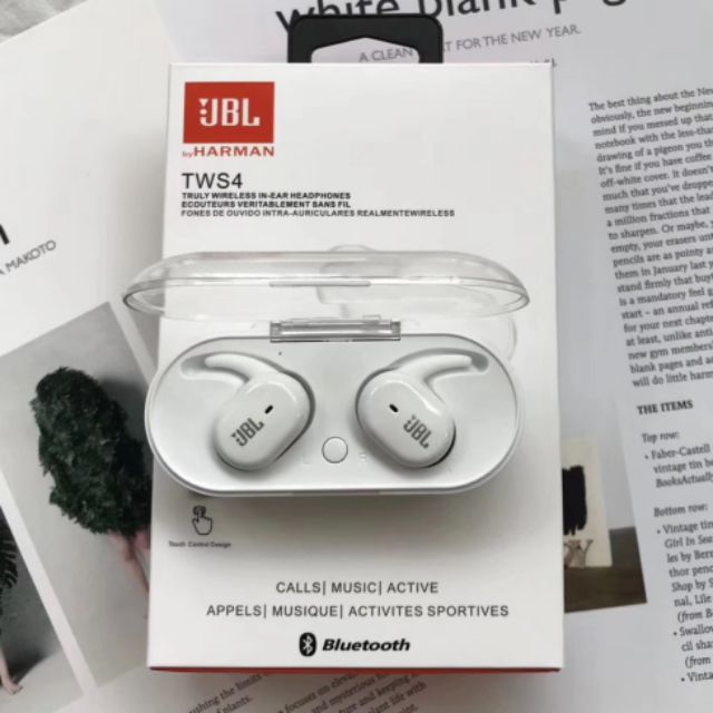 免運費 雙耳藍芽耳機jbl Tws4無線藍芽耳機藍芽5 0 觸控式藍芽耳機 蝦皮購物
