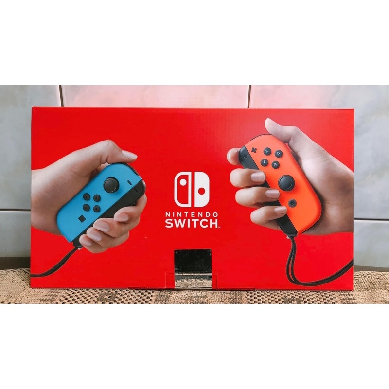 【Nintendo 任天堂】Switch電光藍 紅Joy-Con續航力加強版主機(台灣公司貨).