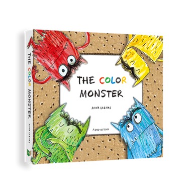 華碩 The Color Monster 立體書 英文版 顏色妖怪 蝦皮購物