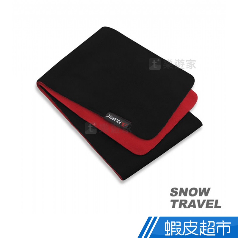 SNOWTRAVEL WINDBLOC防風透氣保暖圍巾 (黑_紅)  款式 STAR011-BLK_RED 蝦皮直送