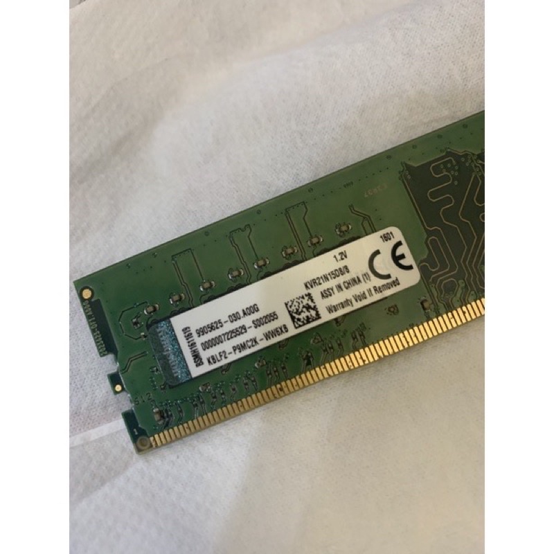 《快速出貨》金士頓ddr4 2133 8g、ddr4 2133 16g各一條，乙組