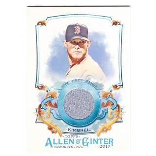 金寶 Craig Kimbrel 經典Allen & Ginter油畫系列球衣卡 MLB 球衣卡 球衣