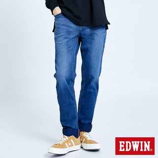 EDWIN 迦績 EJ2棉感小直筒牛仔褲(石洗綠)-男款