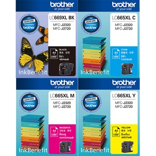 [超級碳粉]含稅 原廠 Brother LC669XL LC665XL 全新原廠墨水匣 669 665 669XL