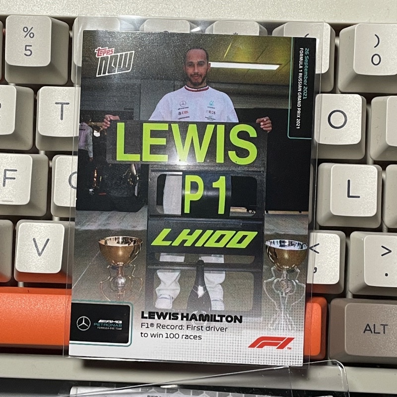 Topps now F1 Lewis Hamilton 卡片 #55 F is formula one