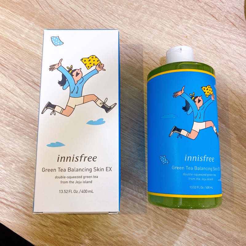 innisfree綠茶水平衡調理液2019環保手帕版400ml