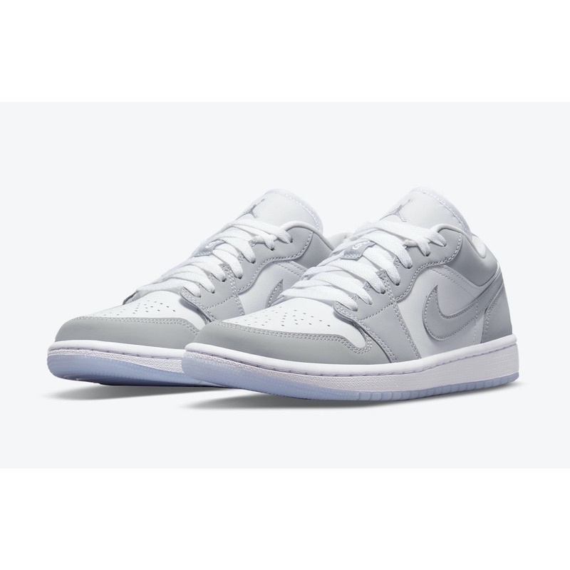 Nike Jordan 1 low white wolf grey AJ1 低筒 小Dior