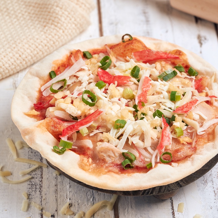 【PhonePizza 瘋披薩】雞蟹大戰口味 / 薄脆 冷凍 披薩 pizza 比薩