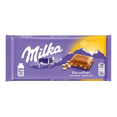 ✨現貨超熱賣✨ Milka 妙卡 脆米牛奶巧克力 100g 德國